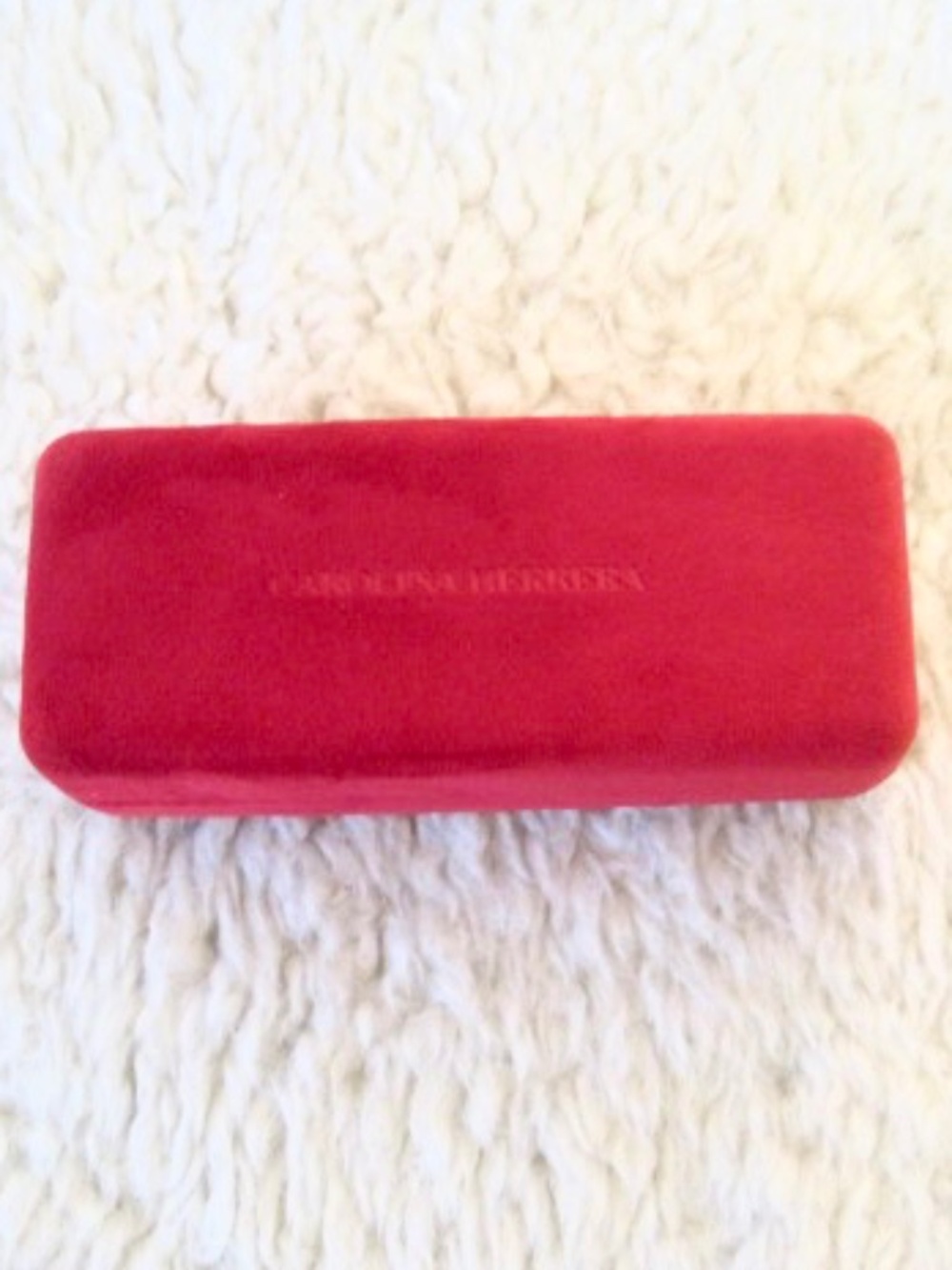 Carolina Herrera Velvet Glass Case